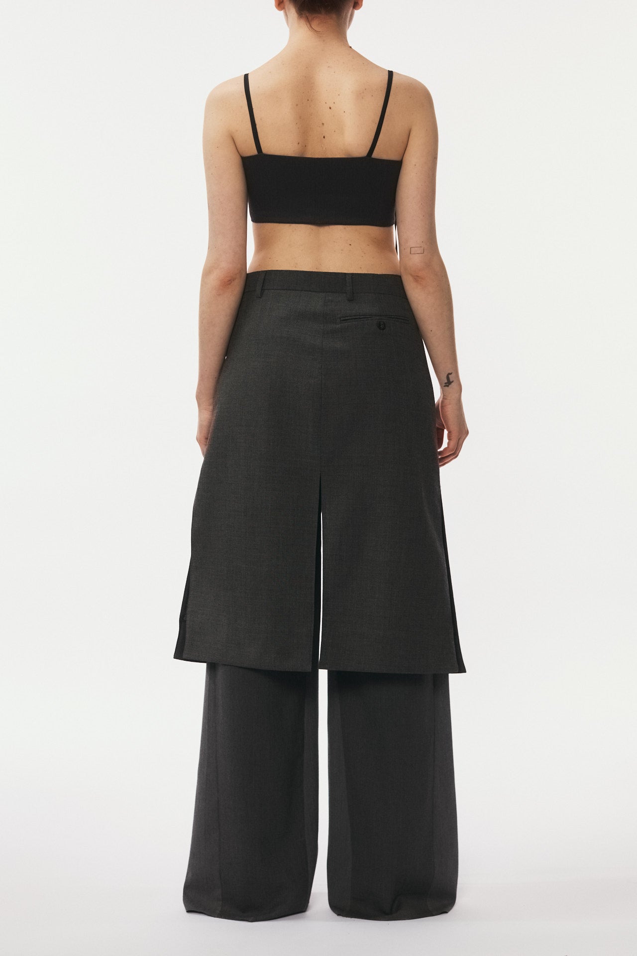 Skirt Mid Length- grey