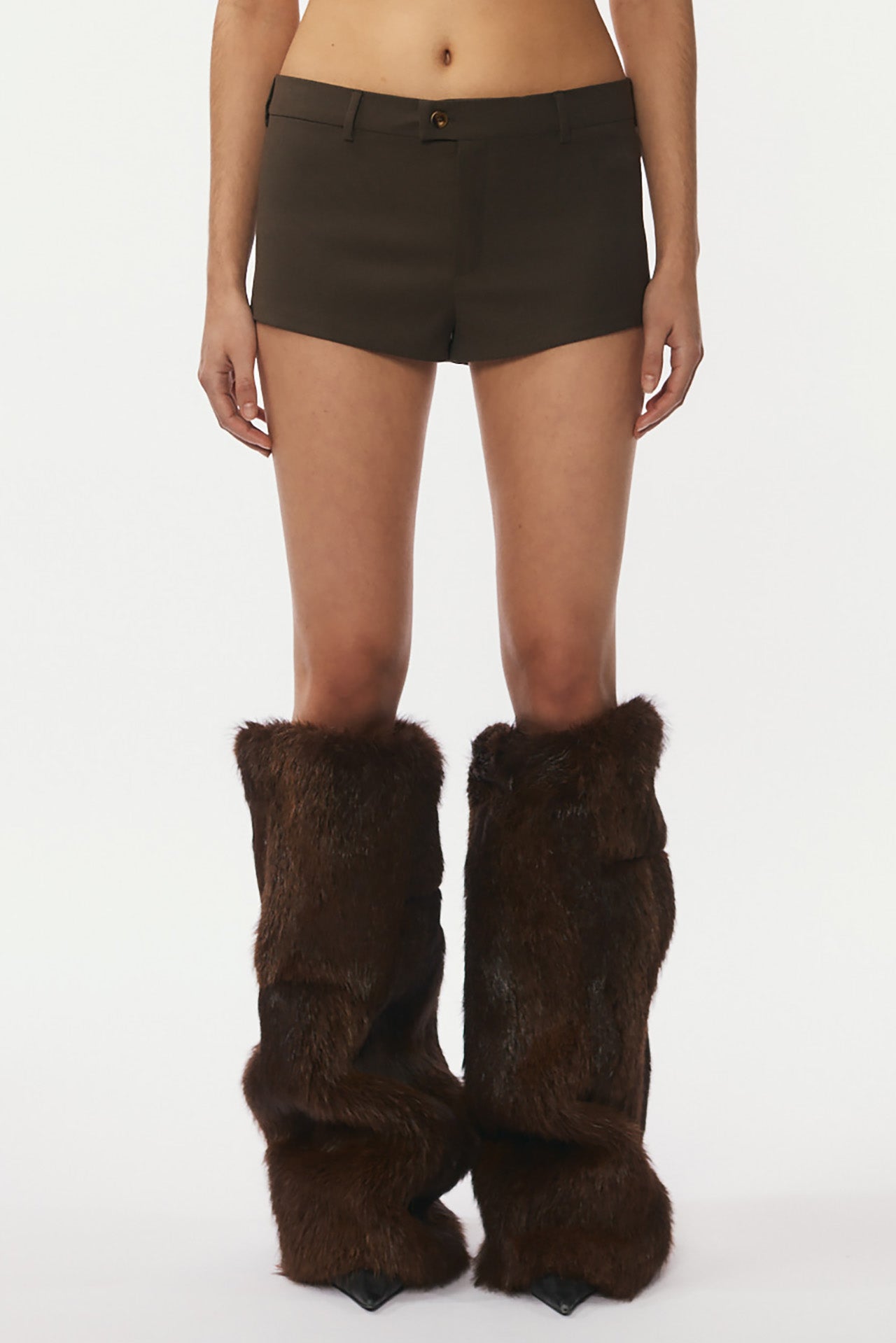 Mini Shorts - brown