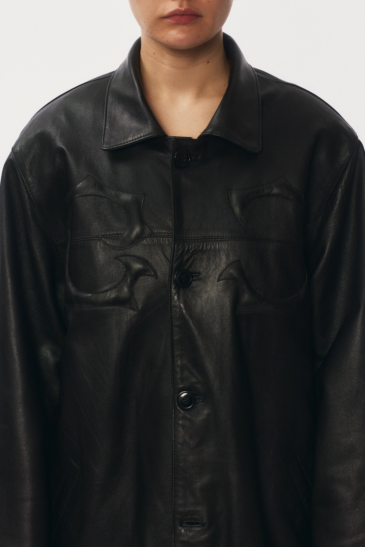 Leather Jacket - black GC