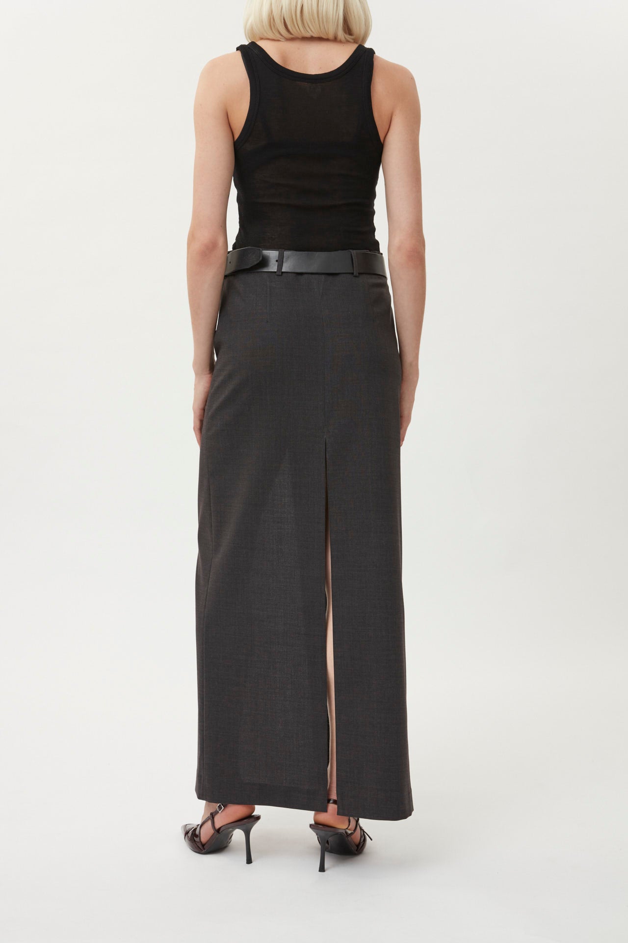 Slit Skirt Long