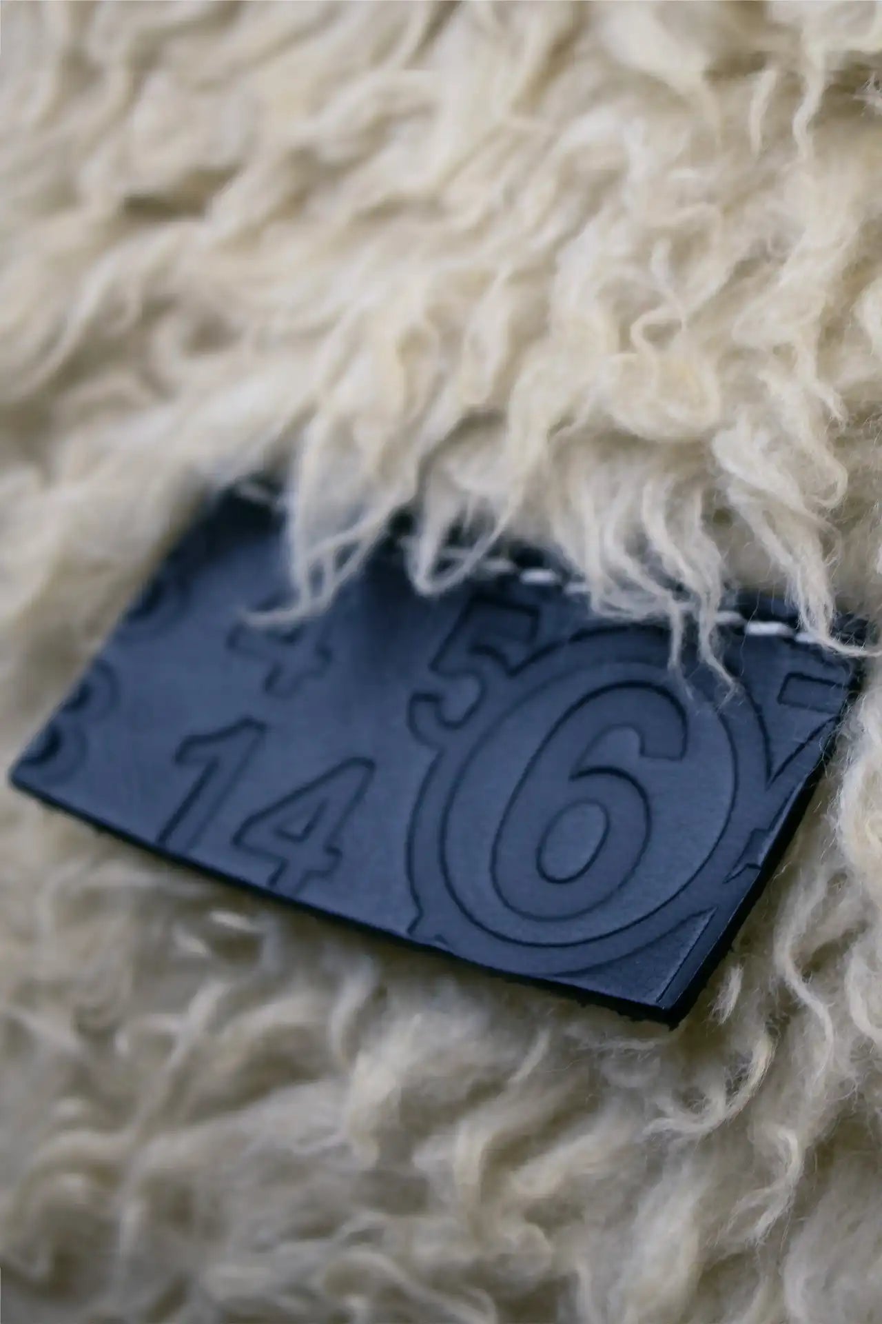 Margiela MM Fur Tote- Off white