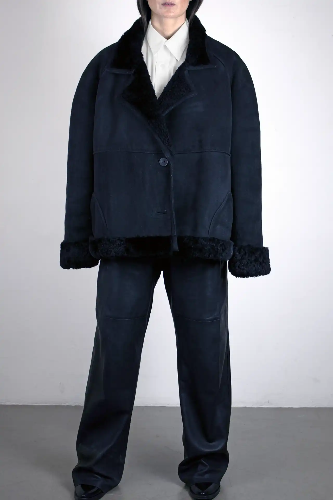 Shearling Jacket - black