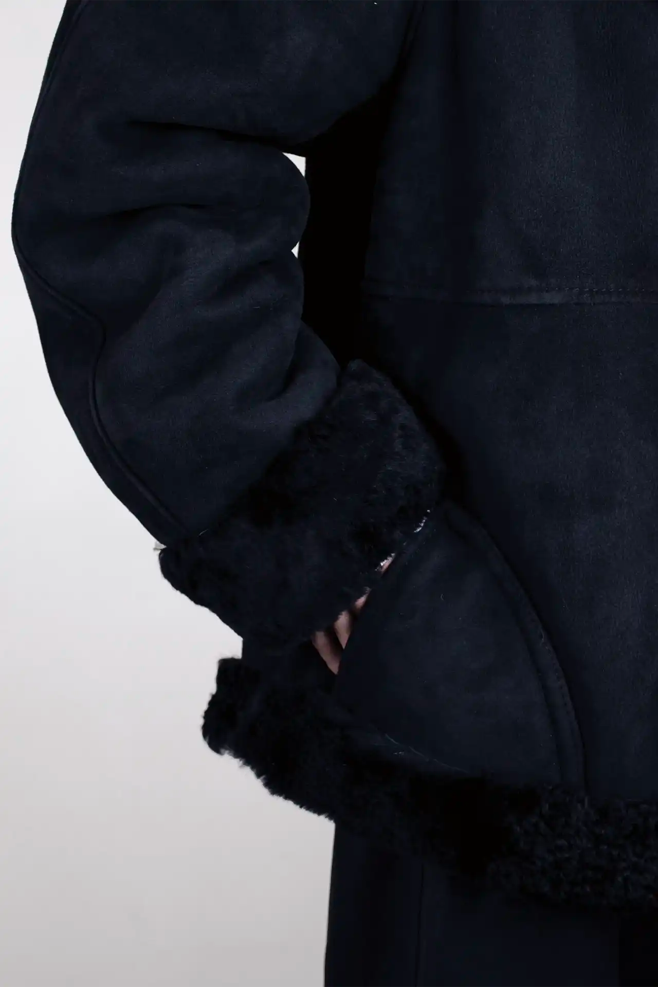 Shearling Jacket - black