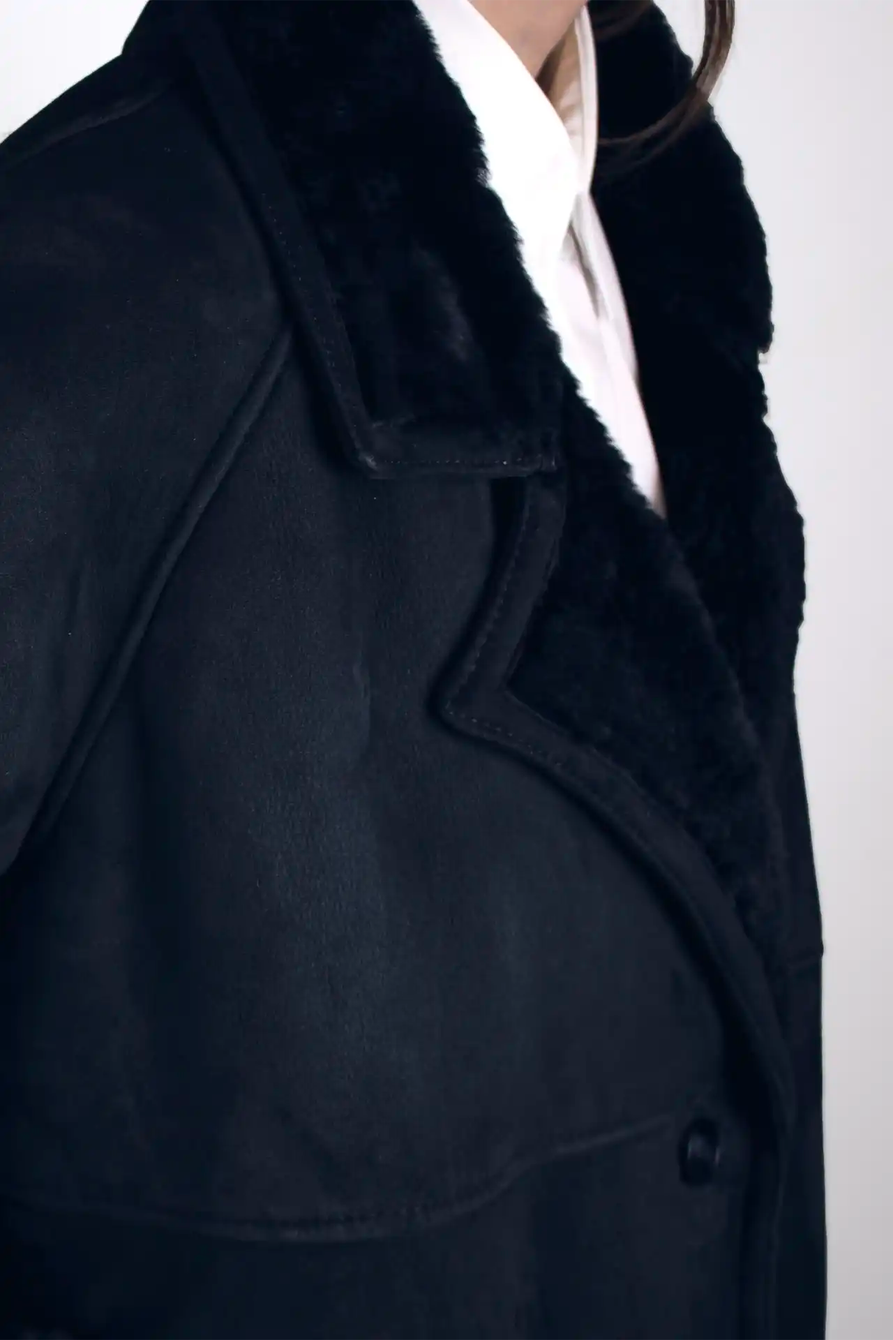 Shearling Jacket - black