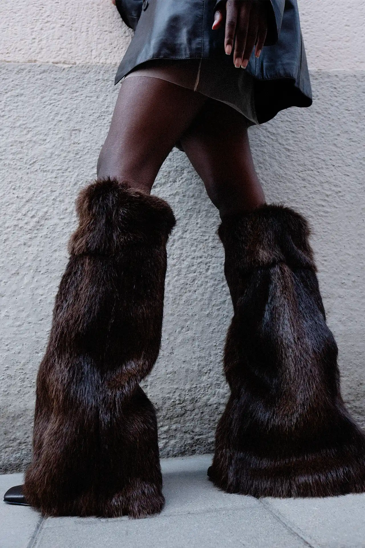 Fur Chaps - brown