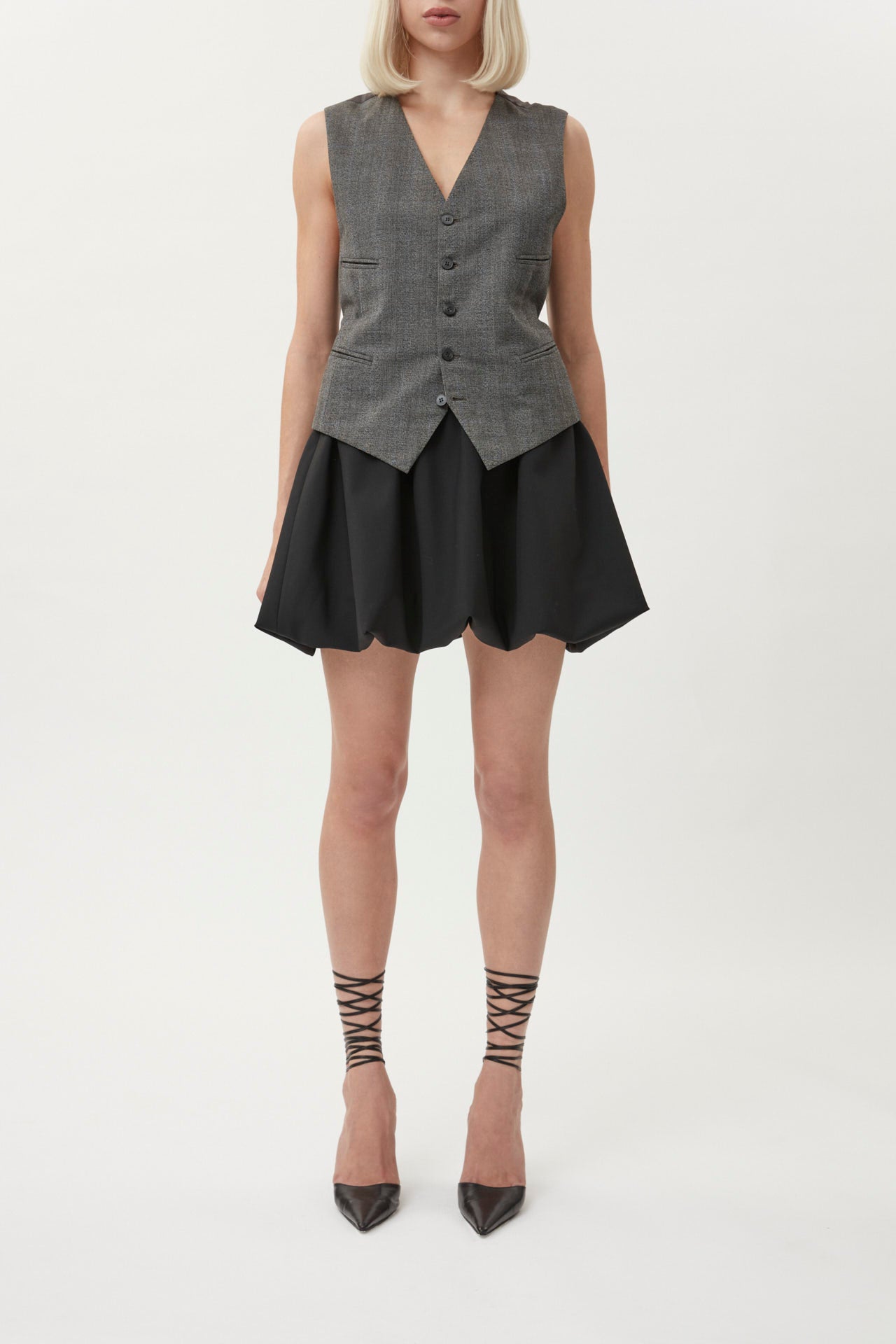 Vest Short- grey