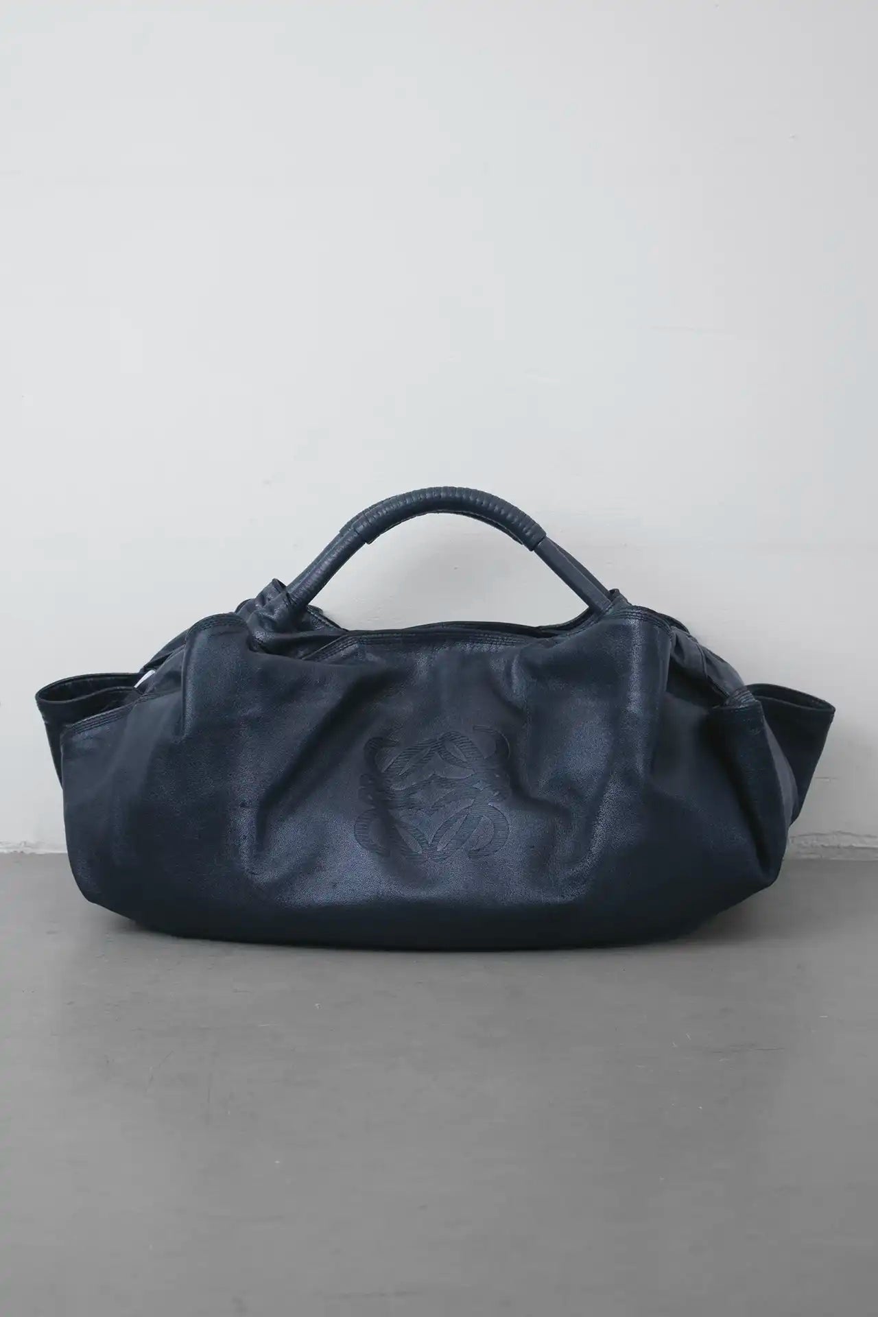 Loewe Paseo Leather Bag- black